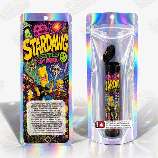 Stardawg Preroll Tubes + Mylar Bags