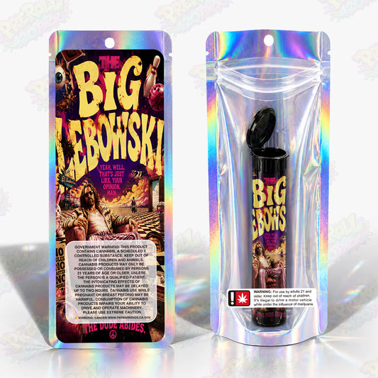 The Big Lebowski Pre Roll Tubes + Mylar Bags