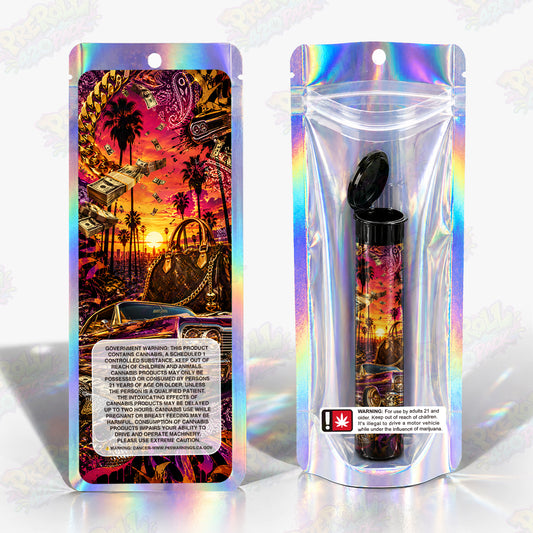 Gumbo Pre Roll Tubes + Mylar Bags
