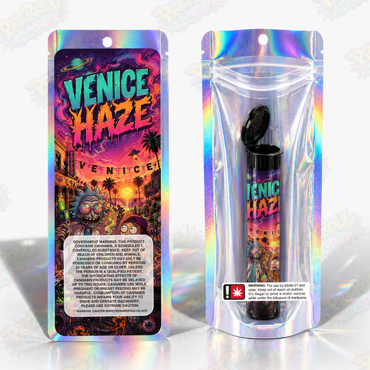 Venice Haze Pre Roll Tubes + Mylar Bags