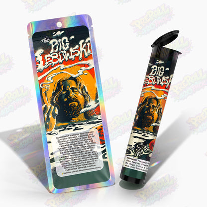 The Big Lebowski Preroll Tubes + Mylar Bags