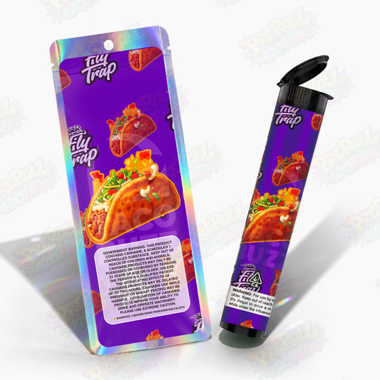 Fly Trap Preroll Tubes + Mylar Bags