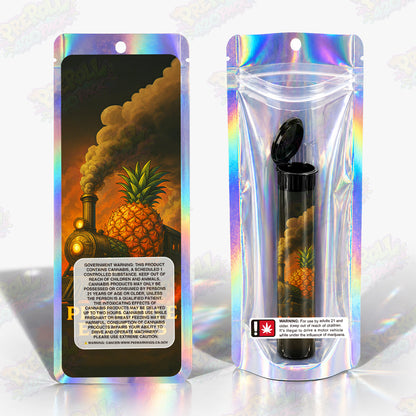 Pineapple Express Preroll Tubes + Mylar Bags