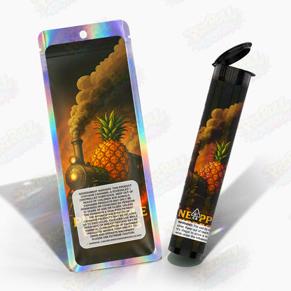 Pineapple Express Preroll Tubes + Mylar Bags
