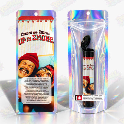 Cheech And Chong's Up In Smoke Preroll Tubes + Mylar Bags