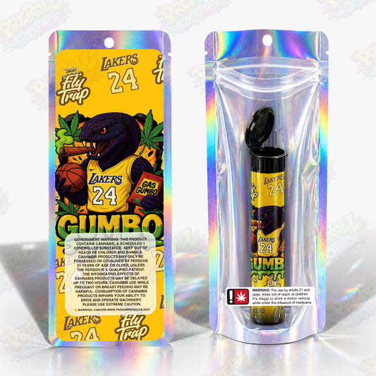 Lakers 24 Preroll Tubes + Mylar Bags