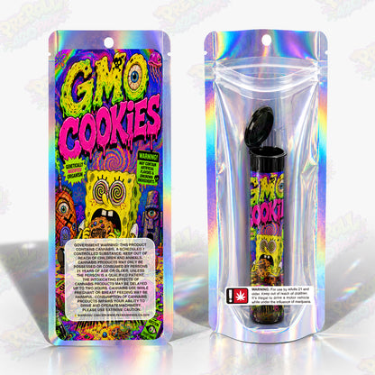 GMO Cookies Preroll Tubes + Mylar Bags