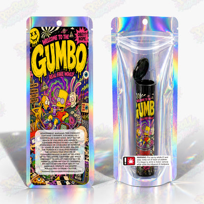 Gumbo Preroll Tubes + Mylar Bags