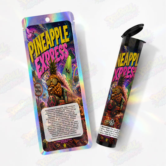 Pineapple Express Pre Roll Tubes + Mylar Bags