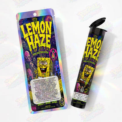 Lemon Haze Pre Roll Tubes + Mylar Bags