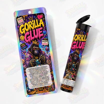 Gorilla Glue Pre Roll Tubes + Mylar Bags
