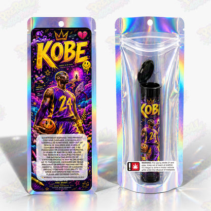 Kobe 24 Pre Roll Tubes + Mylar Bags