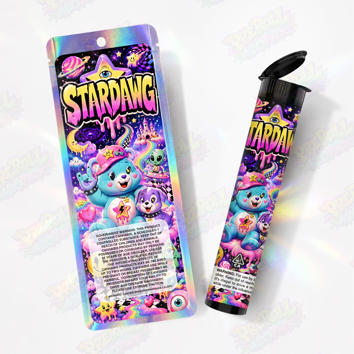 Stardawg Pre Roll Tubes + Mylar Bags
