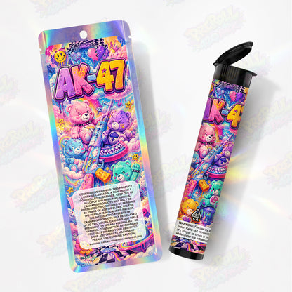 AK-47 Pre Roll Tubes + Mylar Bags