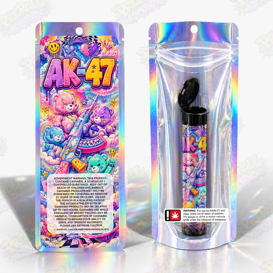 AK-47 Pre Roll Tubes + Mylar Bags