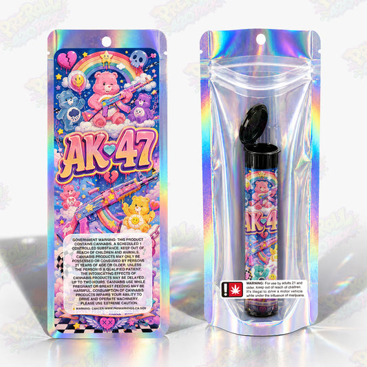 AK-47 Pre Roll Tubes + Mylar Bags
