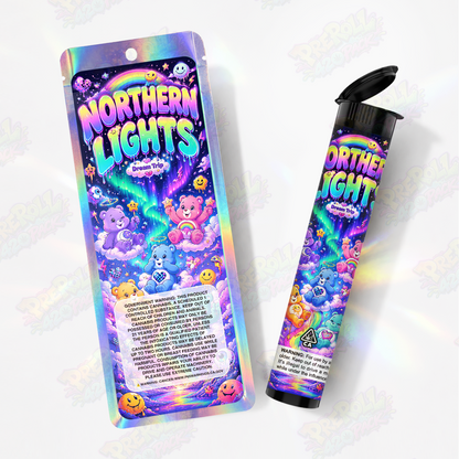 Northern Lights Pre Roll Tubes + Mylar Bags