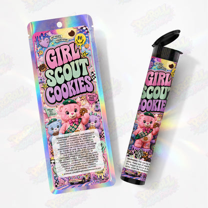 Girl Scout Cookies Pre Roll Tubes + Mylar Bags