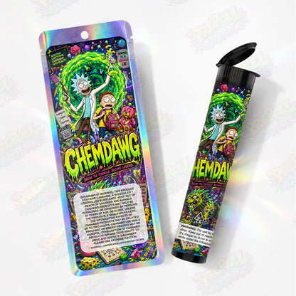 Chemdawg Pre Roll Tubes + Mylar Bags