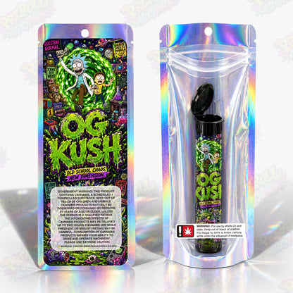 OG Kush Pre Roll Tubes + Mylar Bags