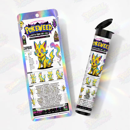 Pokeweed Pre Roll Tubes + Mylar Bags