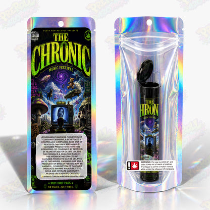 The Chronic Music Festival Pre Roll Tubes + Mylar Bags