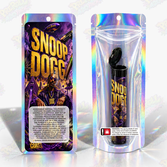Snoop Dogg Pre Roll Tubes + Mylar Bags