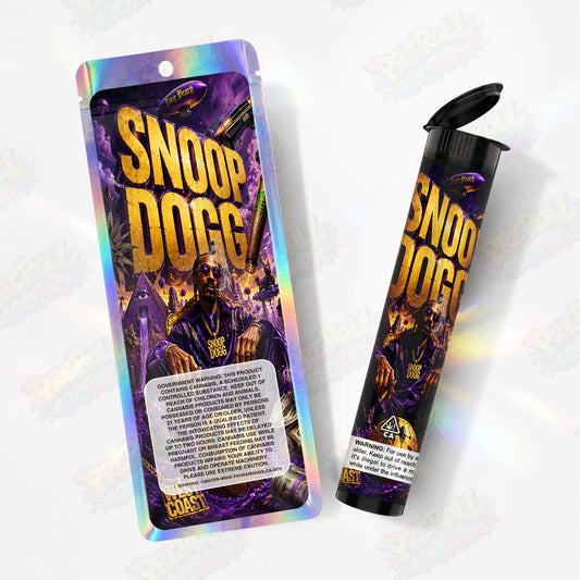 Snoop Dogg Pre Roll Tubes + Mylar Bags