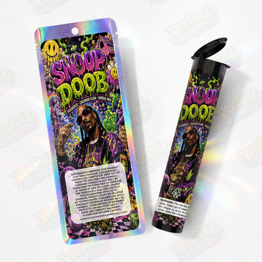 Snoop Doob Pre Roll Tubes + Mylar Bags
