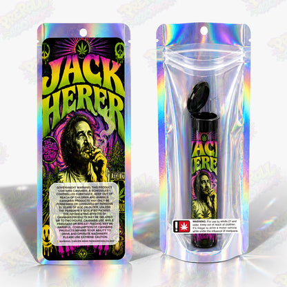 Jack Herer Pre Roll Tubes + Mylar Bags