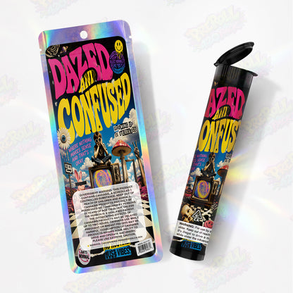Dazed And Confused Pre Roll Tubes + Mylar Bags