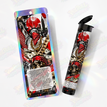 Freedom Pre Roll Tubes + Mylar Bags