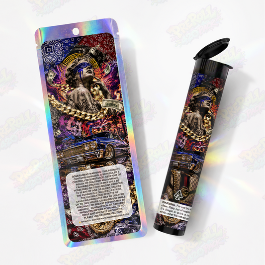 Gumbo Pre Roll Tubes + Mylar Bags