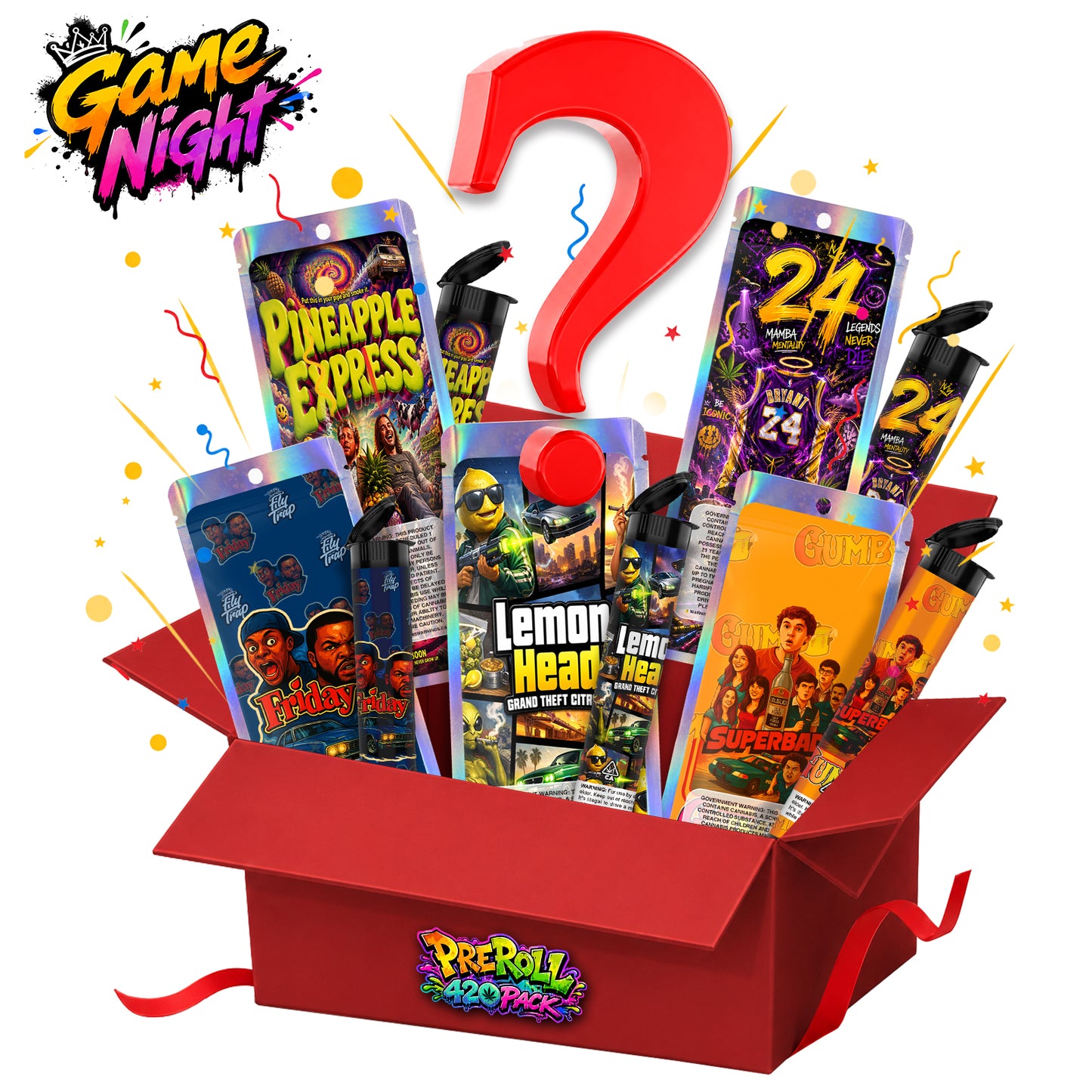 Pre Roll Tubes + Mylar Bags Mystery Box