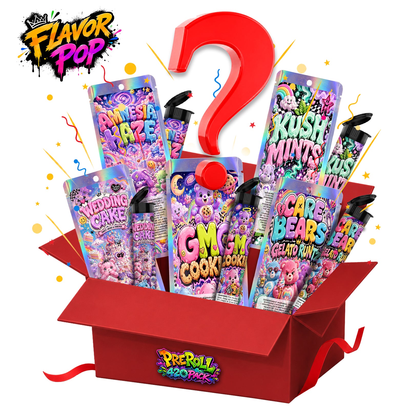 Pre Roll Tubes + Mylar Bags Mystery Box
