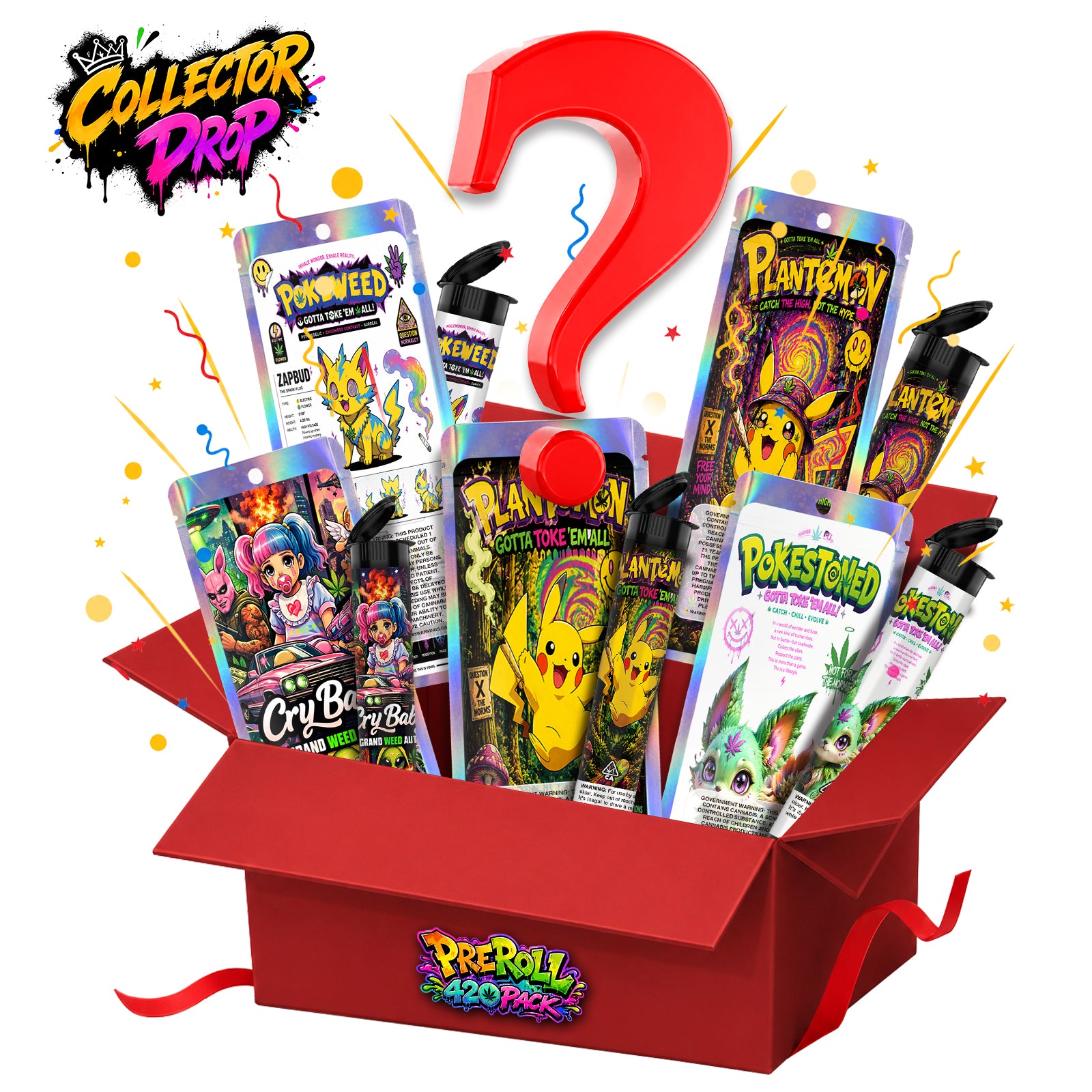 Pre Roll Tubes + Mylar Bags Mystery Box